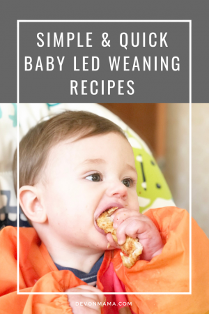 The ultimate list of baby led weaning recipes! The best baby led weaning recipes that are quick and easy. Try these simple BLW meal and snack ideas with your child. From blueberry oat bakes to sweet potato burgers these are tasty weaning recipe ideas for your child. Suitable for adults and toddlers too! 