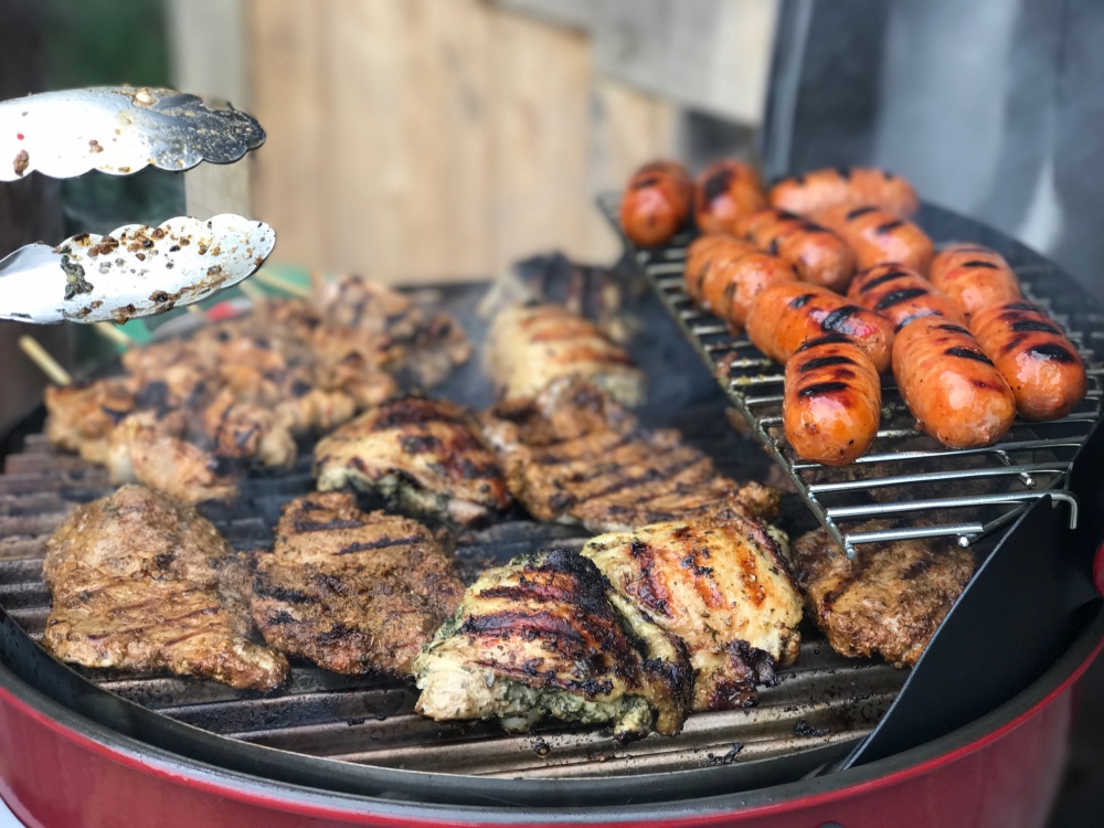 Charboil Barbecue Meat Close Up