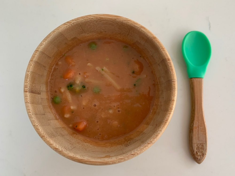 This simple vegetable minestrone soup is perfect for babies, toddlers and small children. Prepare in twenty minutes and freeze for quick, easy lunches. Perfect for traditional and baby led weaning. Contains hidden vegetables, pasta and plenty of flavour. This soup is sure to be a family favourite - an essential soup recipe for all families