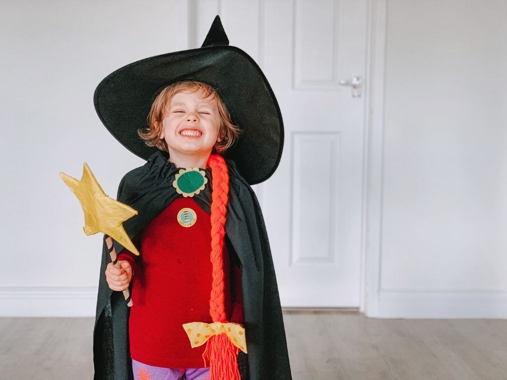Make Your Own Room On The Broom Witch Costume - DEVON MAMA
