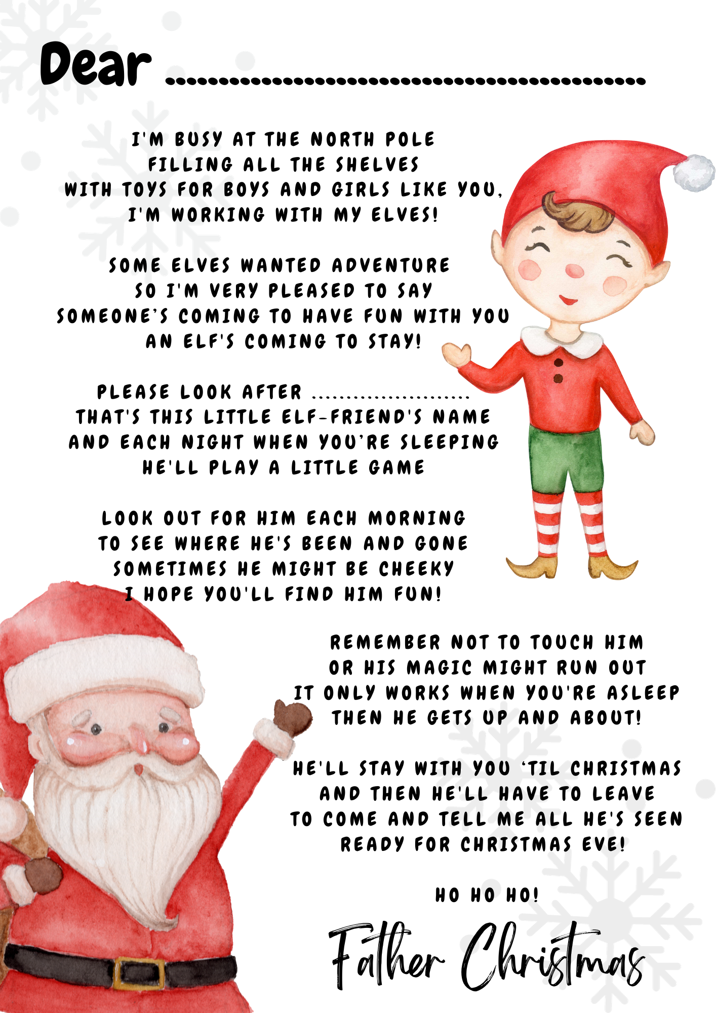 Elf On The Shelf: Welcome Letter – Devon Mama